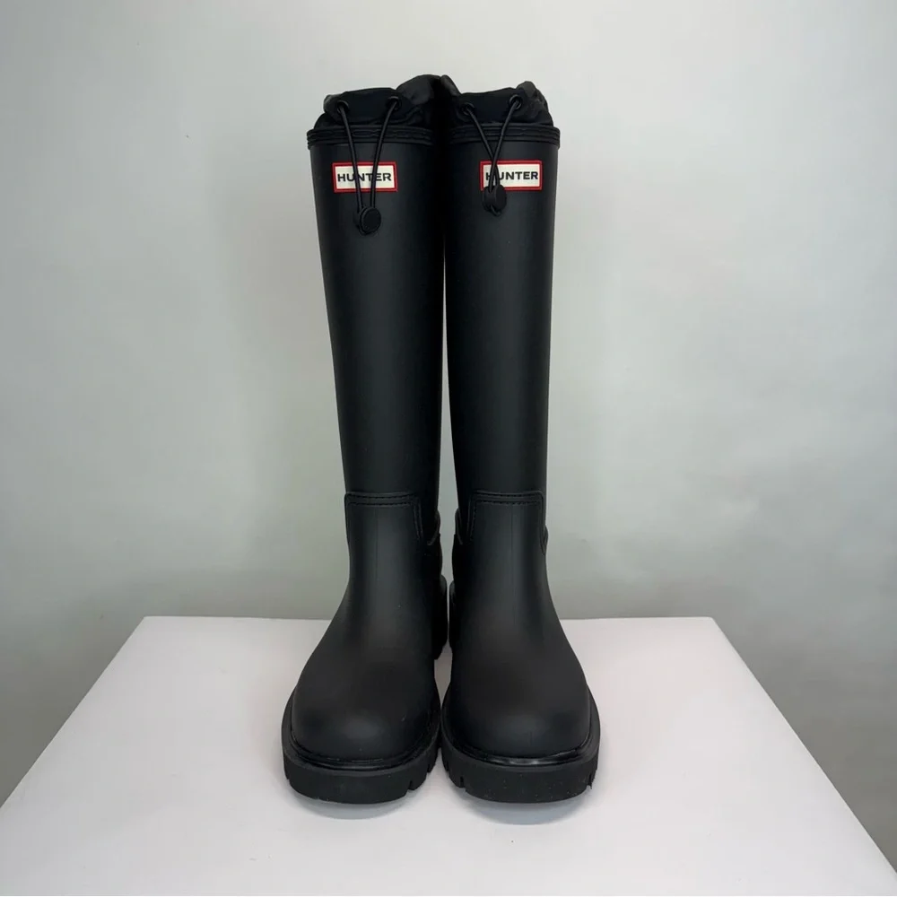 New Hunter Carson Lug Sole Rain Boots Sz 9